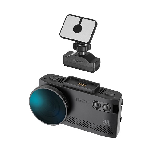 Видеорегистратор с сигнатурным радар-детектором iBOX EVO 4K LaserVision WiFi Signature Dual + Камера заднего вида RC FHD11